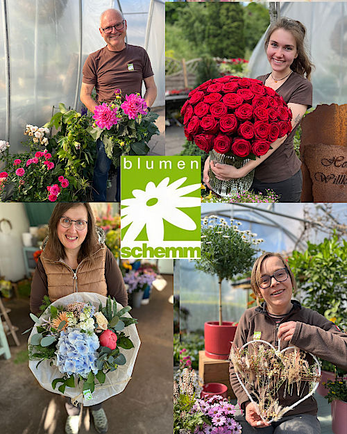 Unser Team bei Blumen Schemm